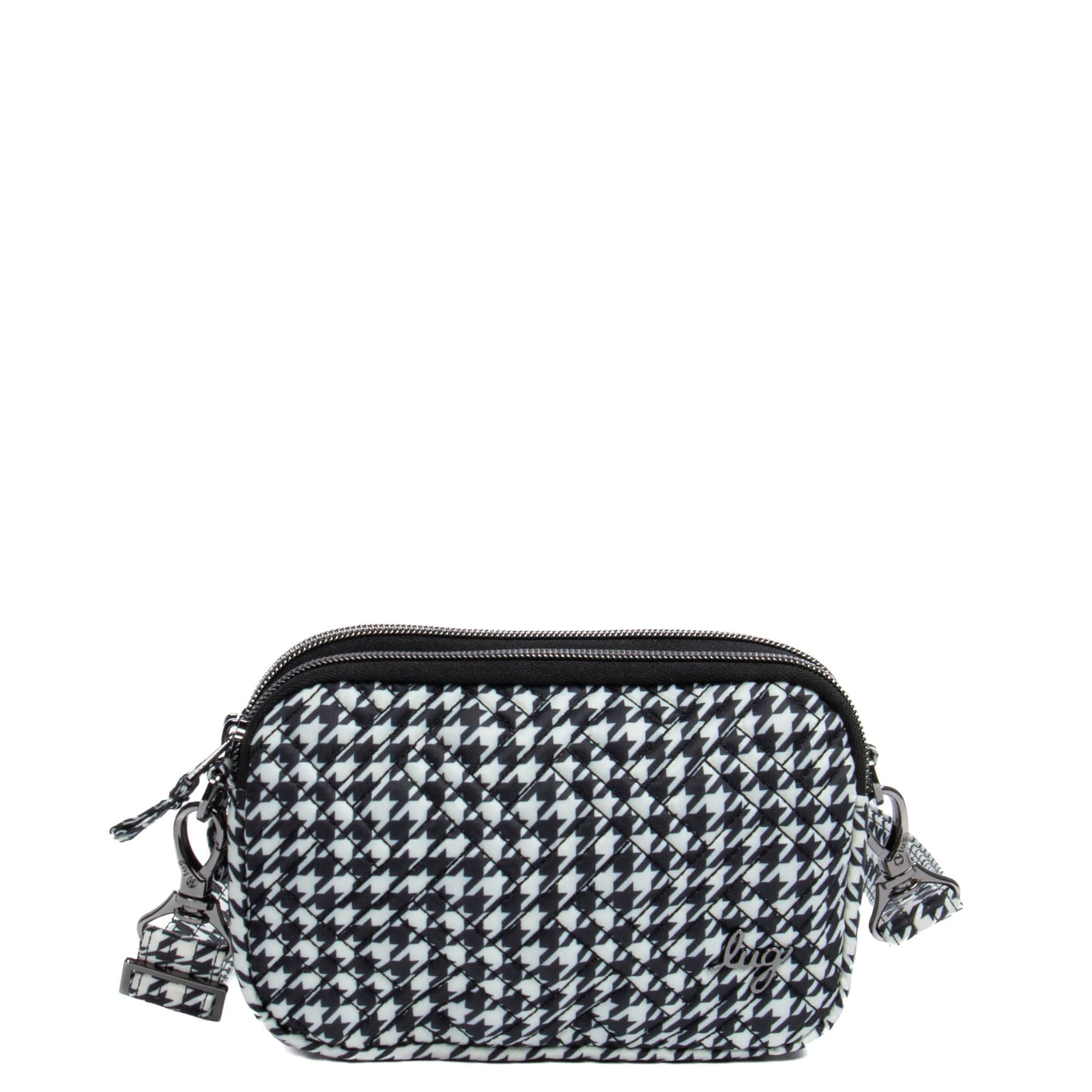 Coupe 2 Convertible Crossbody Bag - MICRO HOUNDSTOOTH - Coupe2_MicroHoundstoothBlack_01